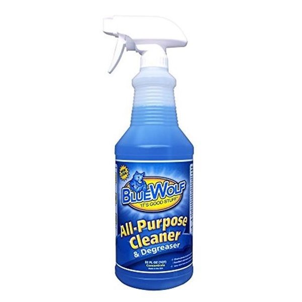 Blue Wolf Sales & Service Blue Wolf Sales & Service BWQ Ultra Cleaner & Degreaser Spray Bottle - 32 oz BWQ